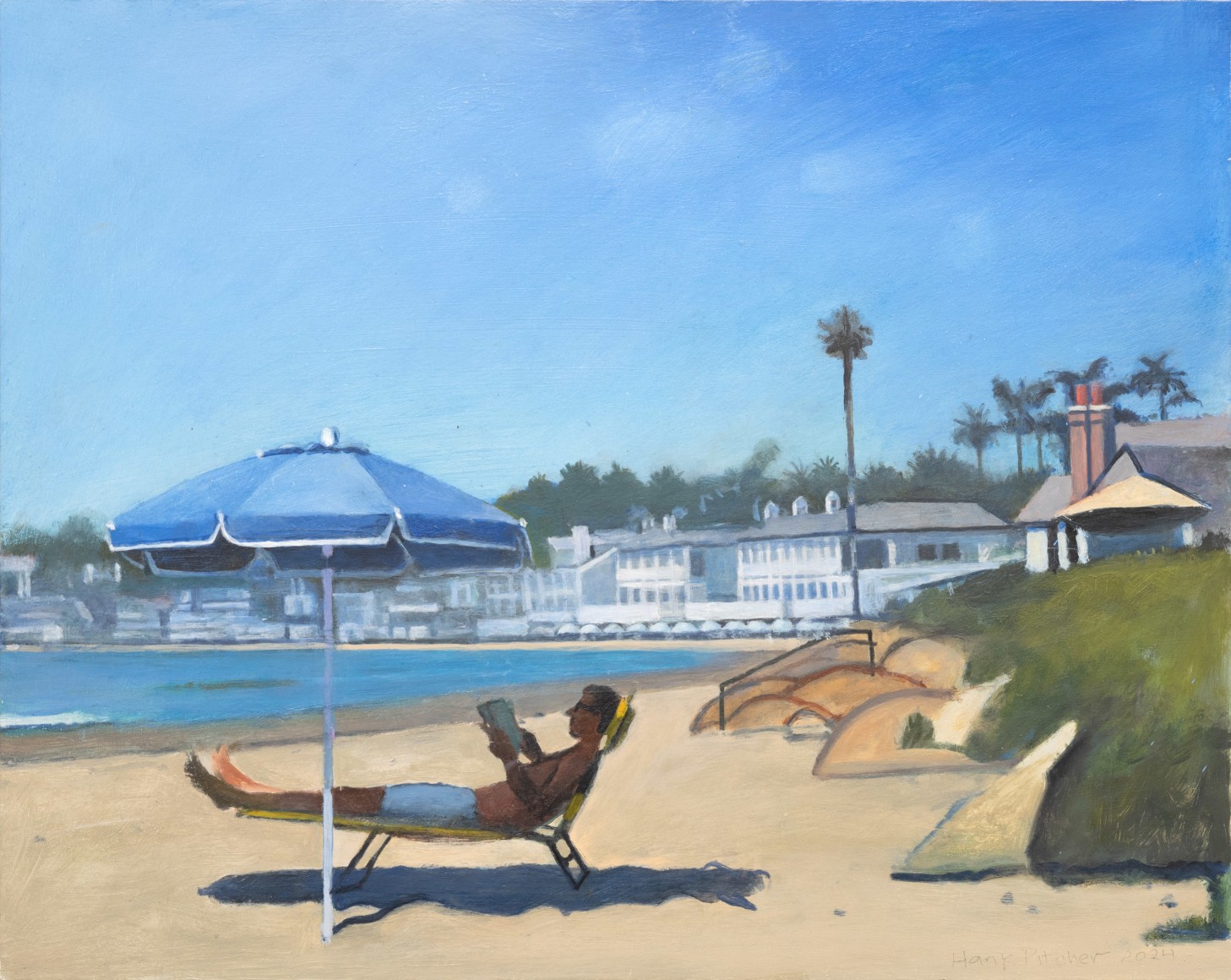 HANK PITCHER , Blue Umbrella, 2024