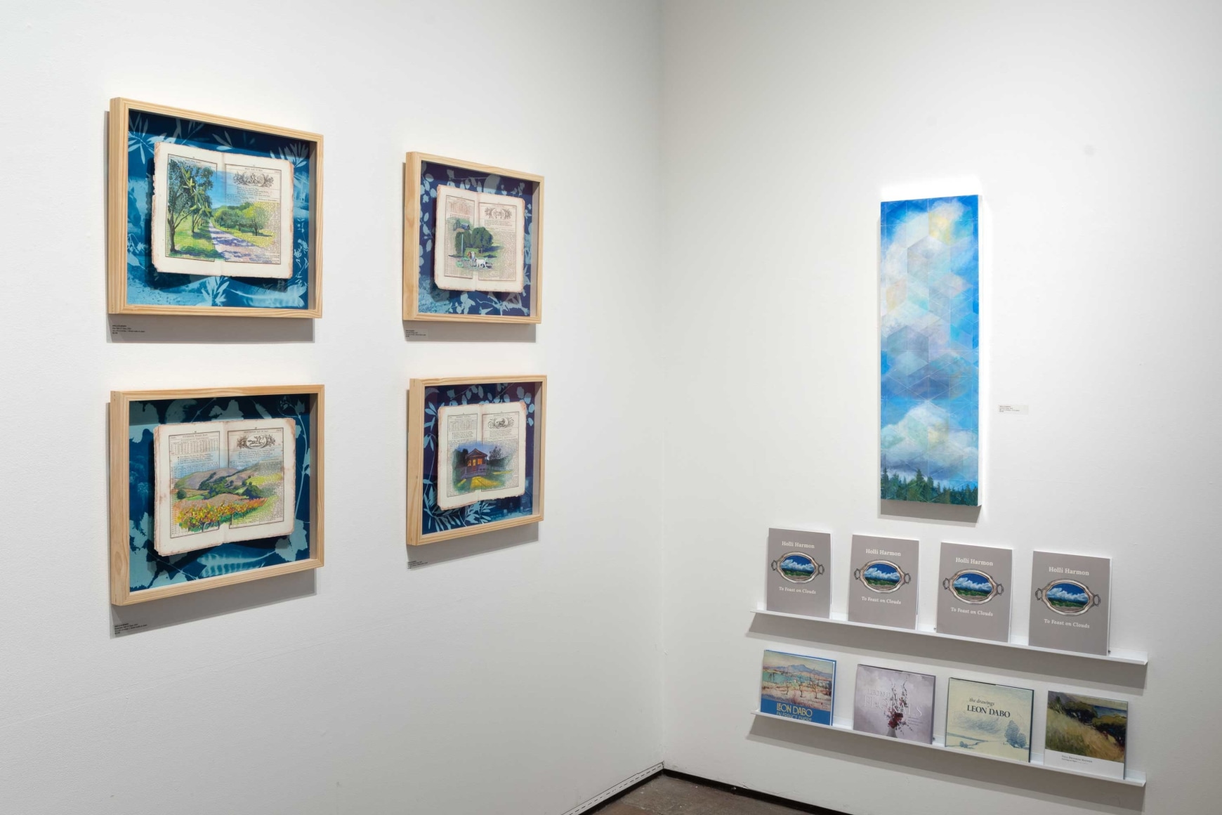 HOLLI HARMON, To Feast on Clouds Installation shot, 2023