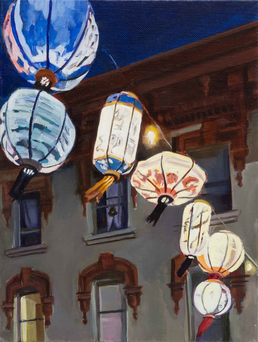 PATRICIA CHIDLAW , Blue Lanterns, 2023