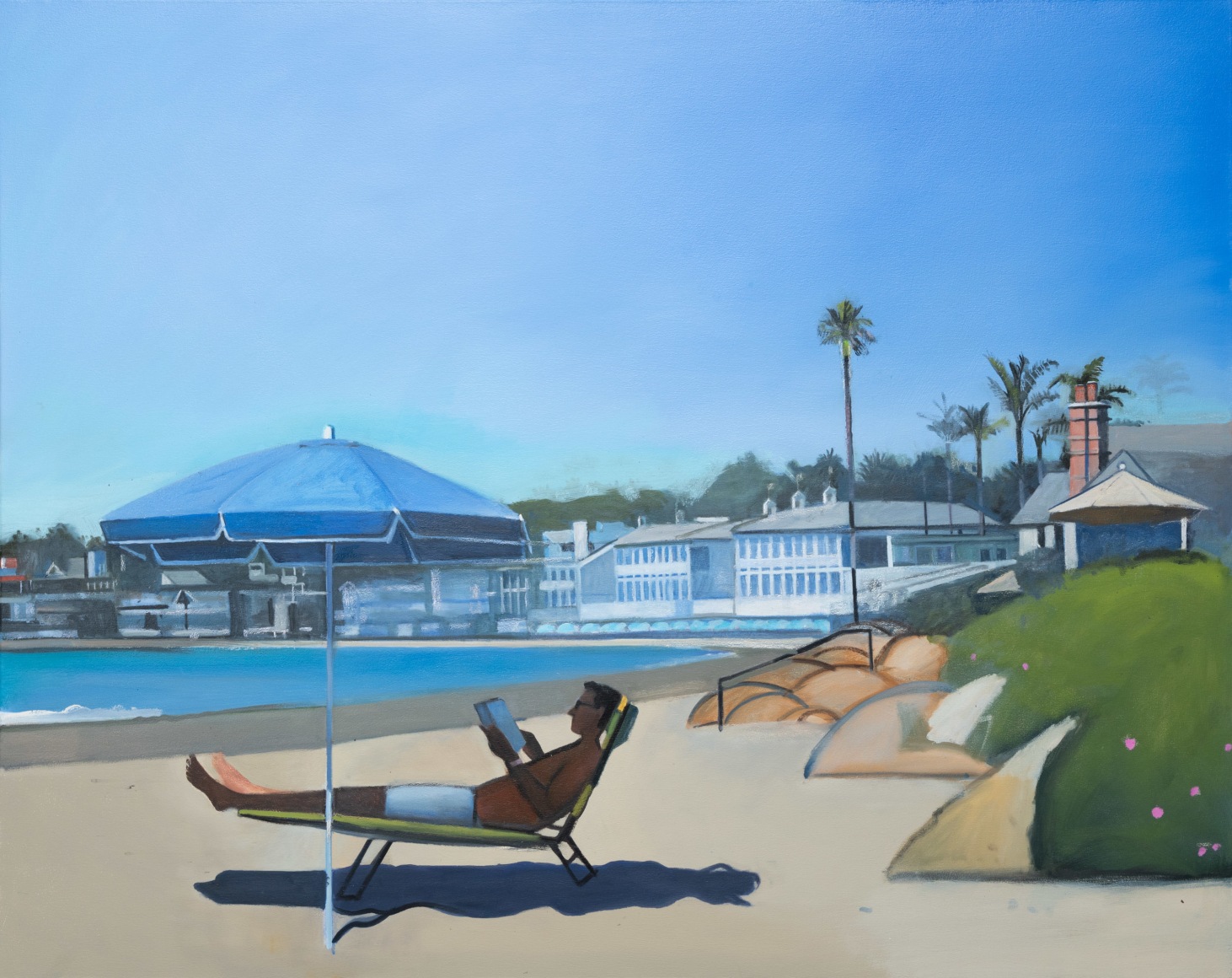 HANK PITCHER , Blue Umbrella, 2024