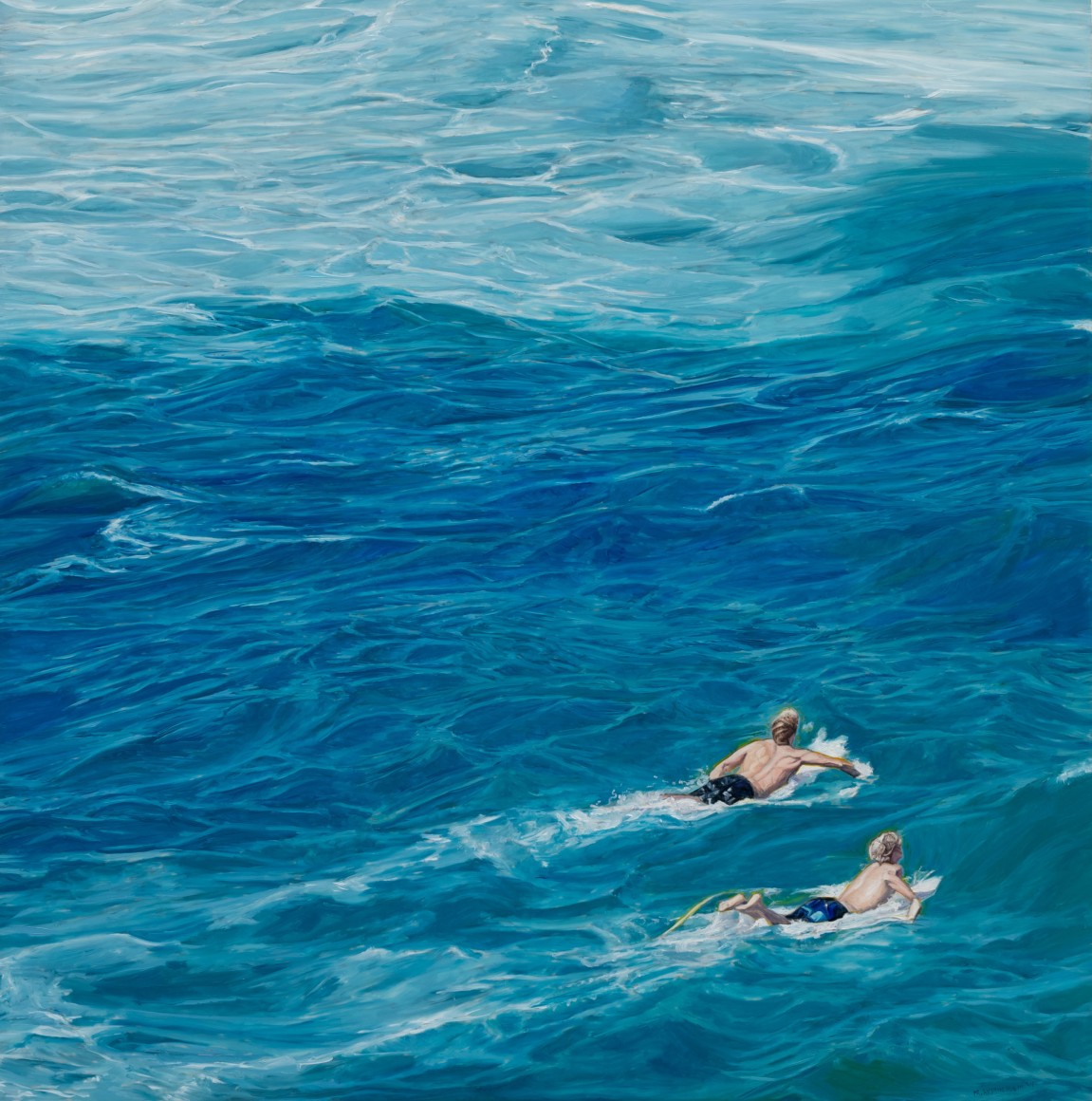 MARY-AUSTIN KLEIN , Surfers, Ho'okpia Beach, 2024