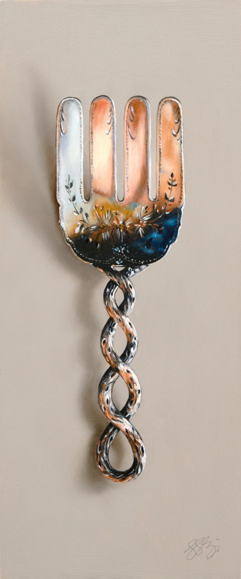 LESLIE LEWIS SIGLER , Silver Fork #83, The Luddite, 2025