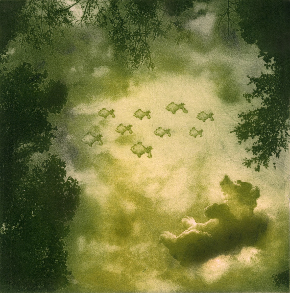 MONICA  WIESBLOTT , She Gazed And Daydreamed, 2023