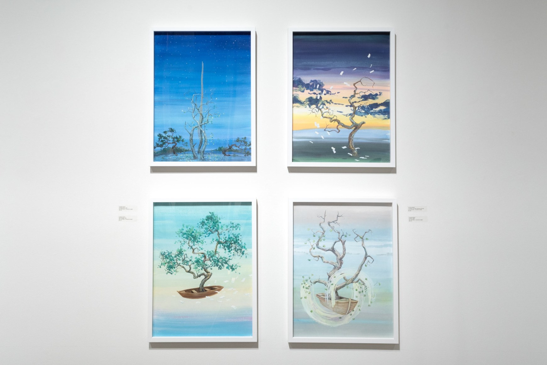 NATHAN HUFF: Forest for the Trees, 2023 installation shot