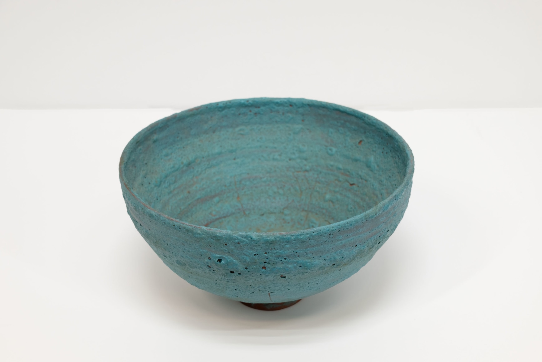 BEATRICE WOOD (1893-1998), Turquoise Crater Bowl, c. 1950