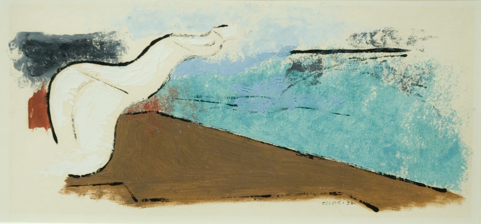 ELISE SEEDS (1902-1963), Swimmer, 1936