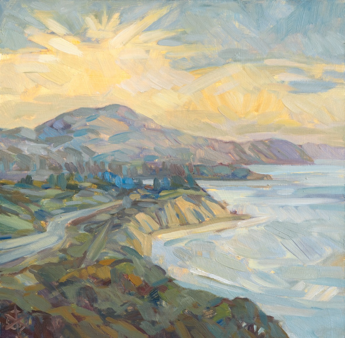 WHITNEY BROOKS ABBOTT , Cloudburst from Ortega Ridge, 2023