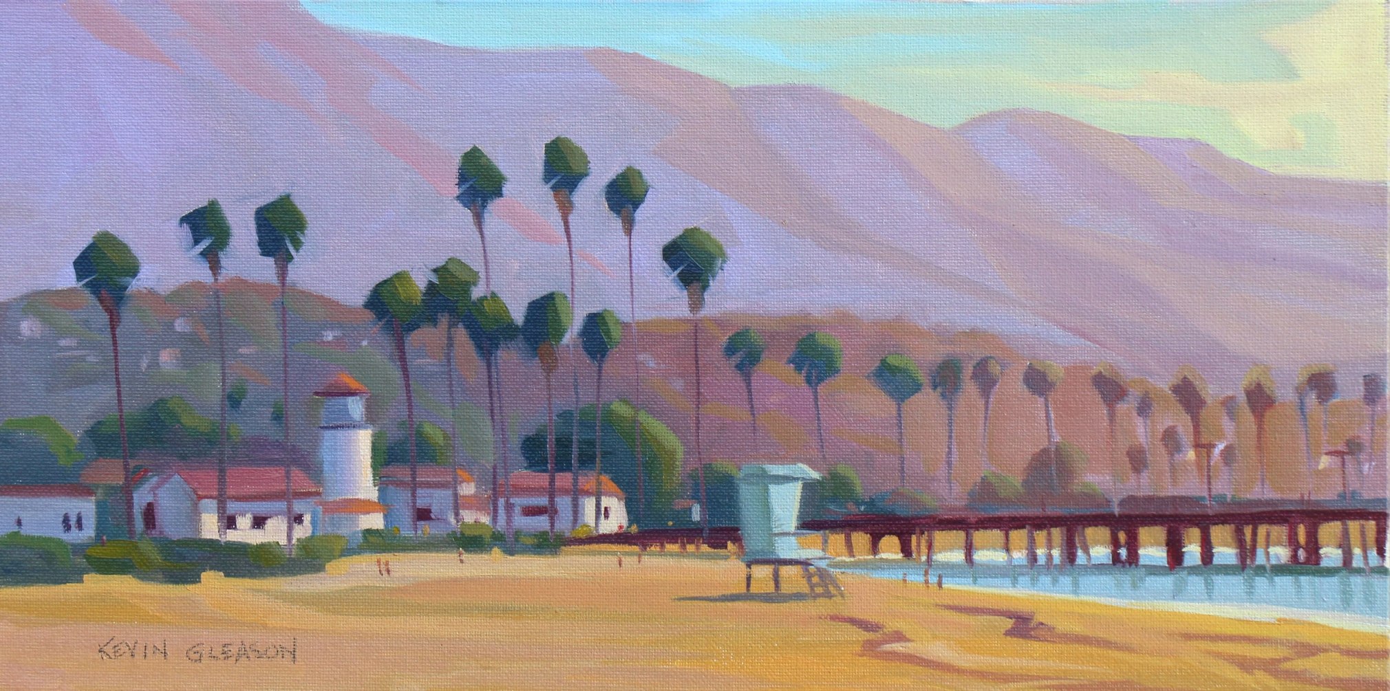 KEVIN GLEASON , East Beach Morning Glow, 2023