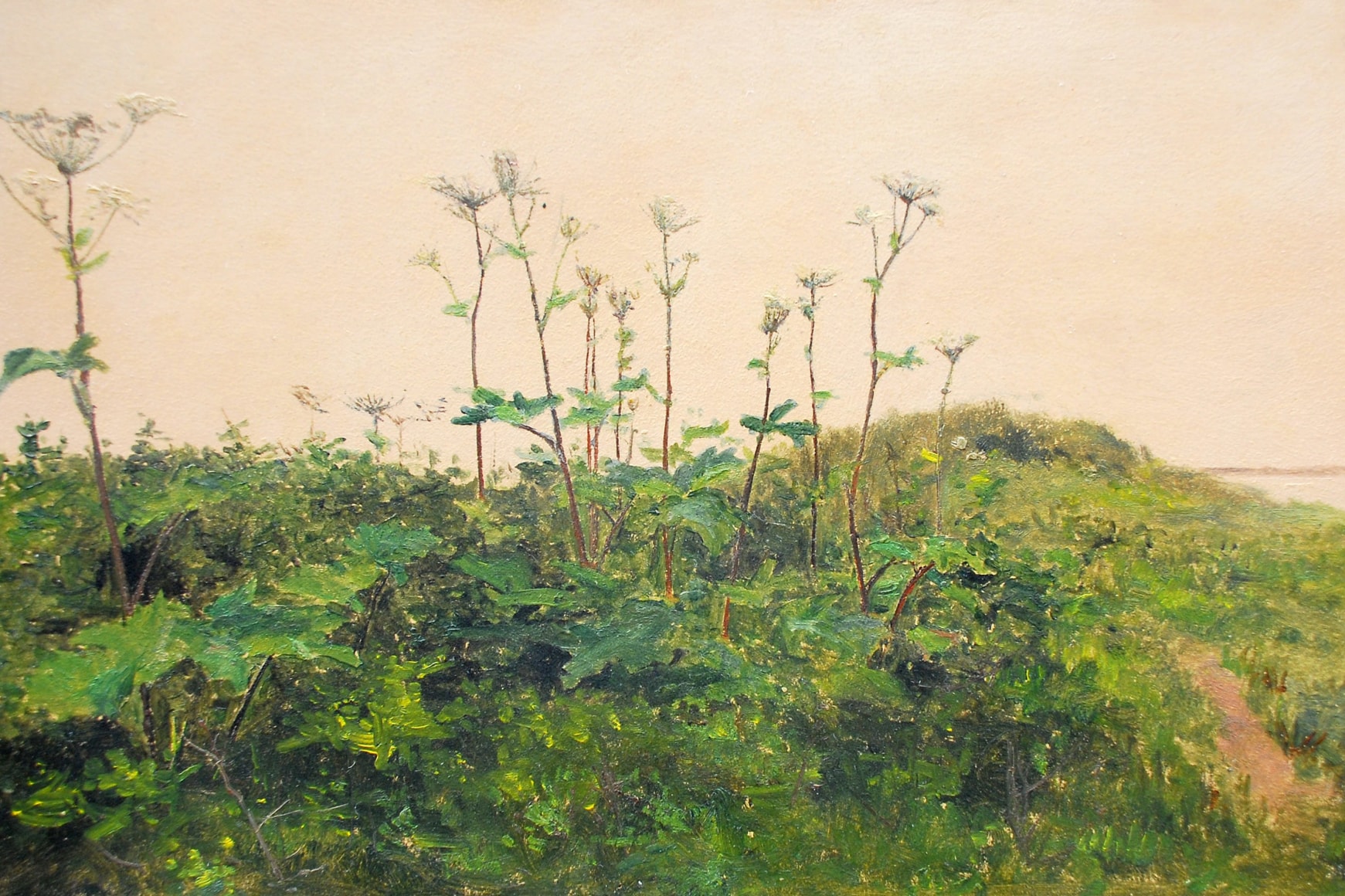 LOCKWOOD DE FOREST (1850-1932), Landscape with Botanical Detail, Mar 2, 1905