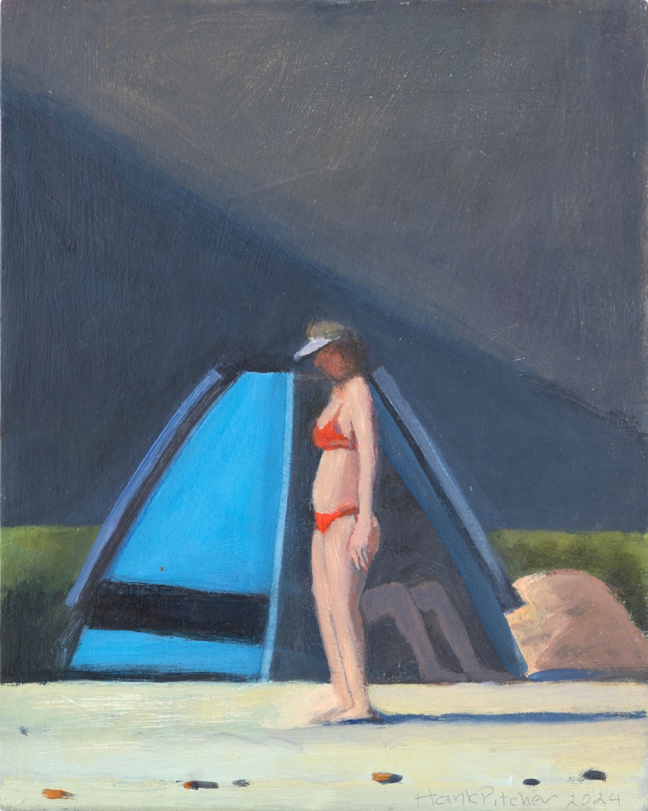 HANK PITCHER, A Woman Not Looking at a Dog, 2024