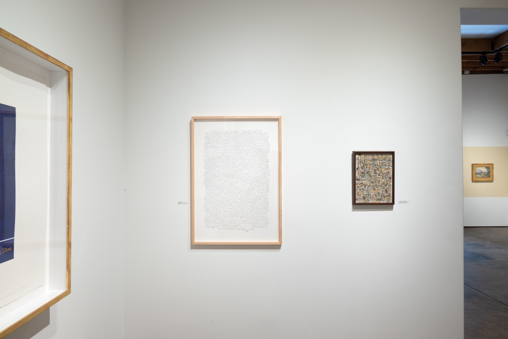 install shot for tl;dr: TEXT/ART exhibition