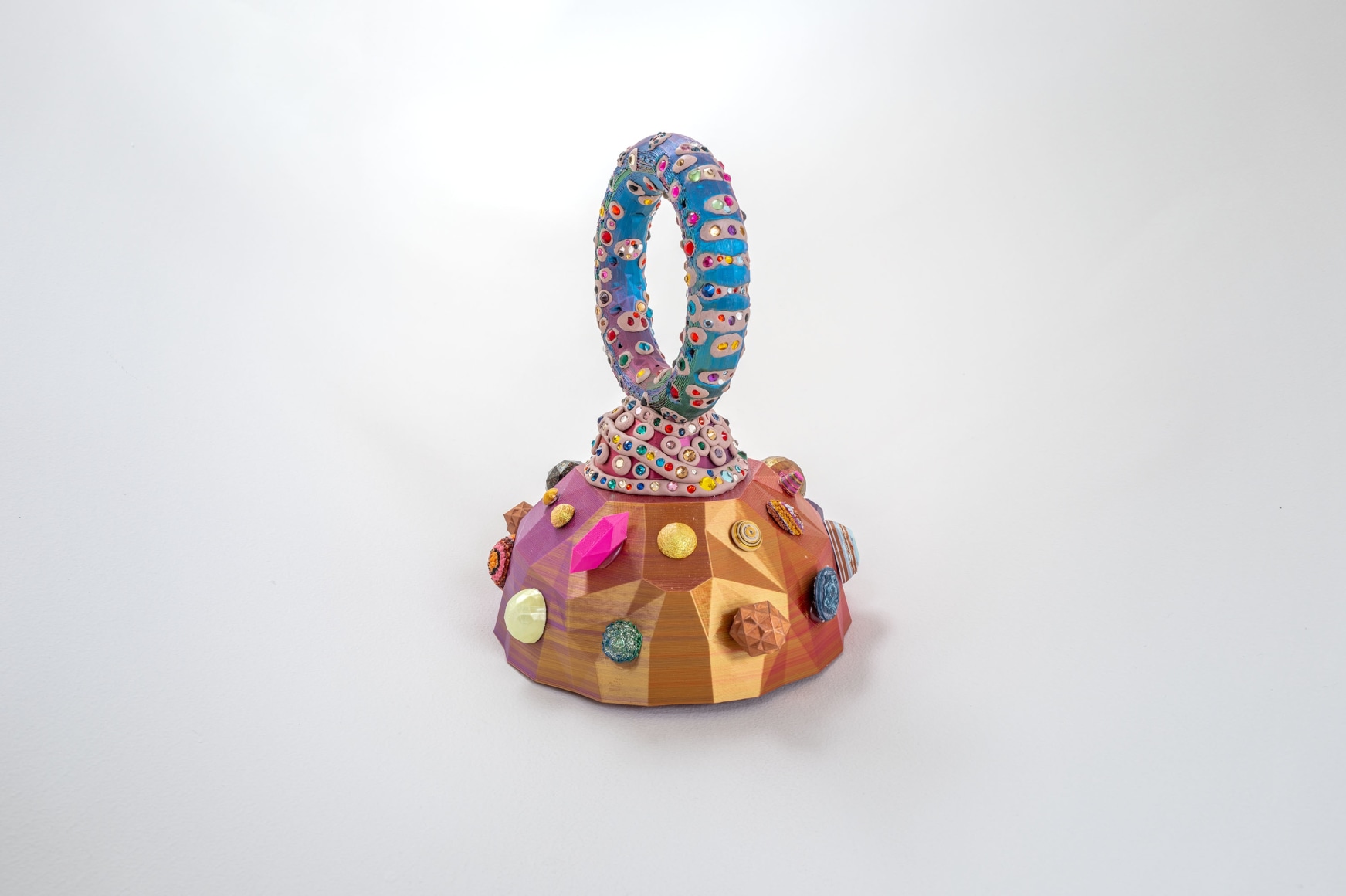 LYNDA WEINMAN, Everything Bagel Gazing Half Ball, 2024