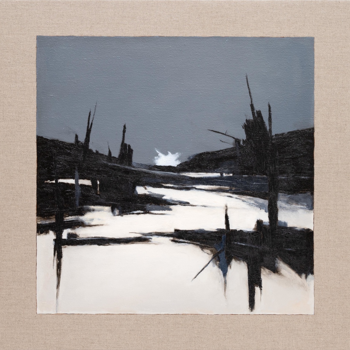 CHRIS PETERS, Franz Kline Landscape 2, 2024