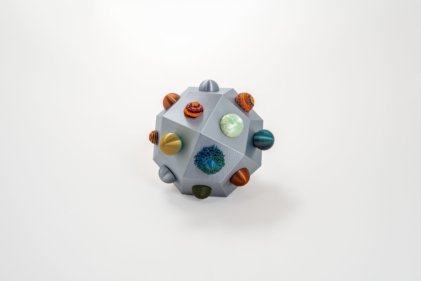 LYNDA WEINMAN, Silver Gazing Specimens Ball, 2024
