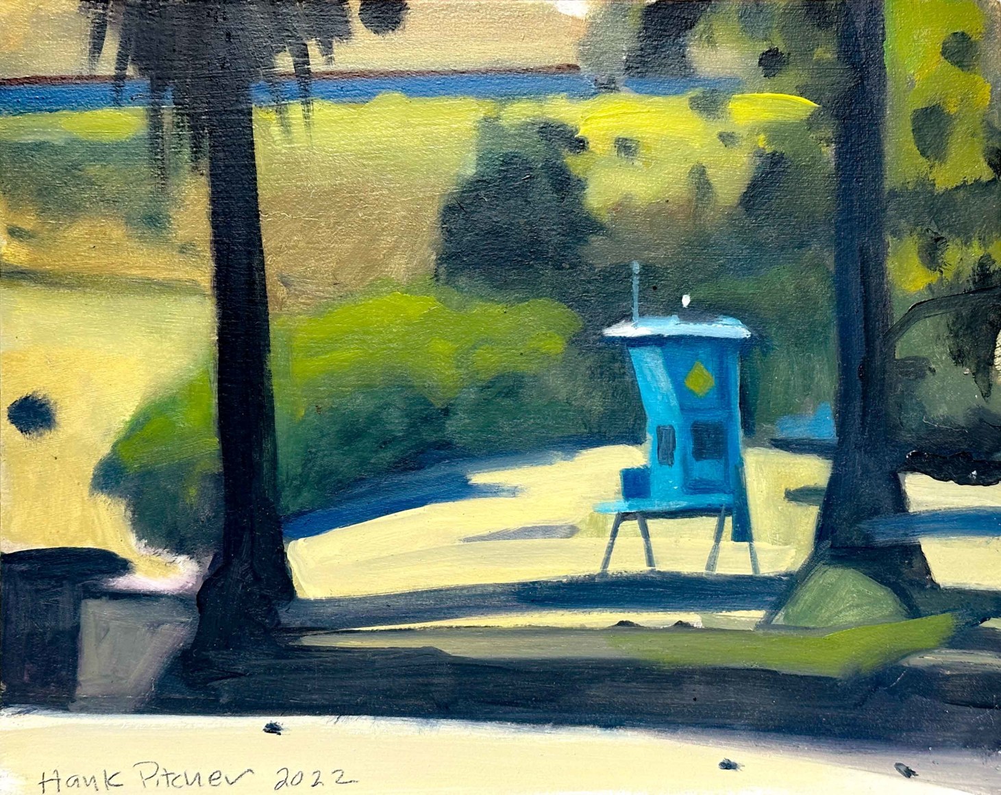 HANK PITCHER , Lifeguard Tower at Refugio, 2022