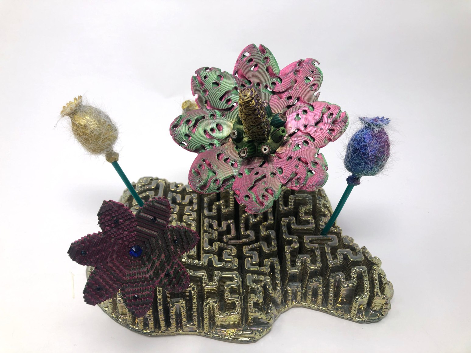 LYNDA WEINMAN, Hilbert Frog and Flora, 2023