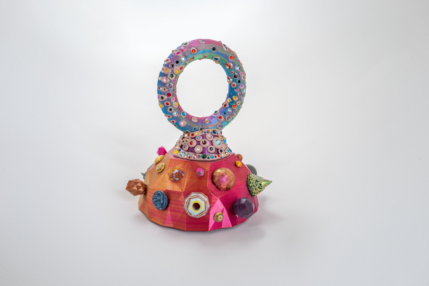 LYNDA WEINMAN, Everything Bagel Gazing Half Ball, 2024