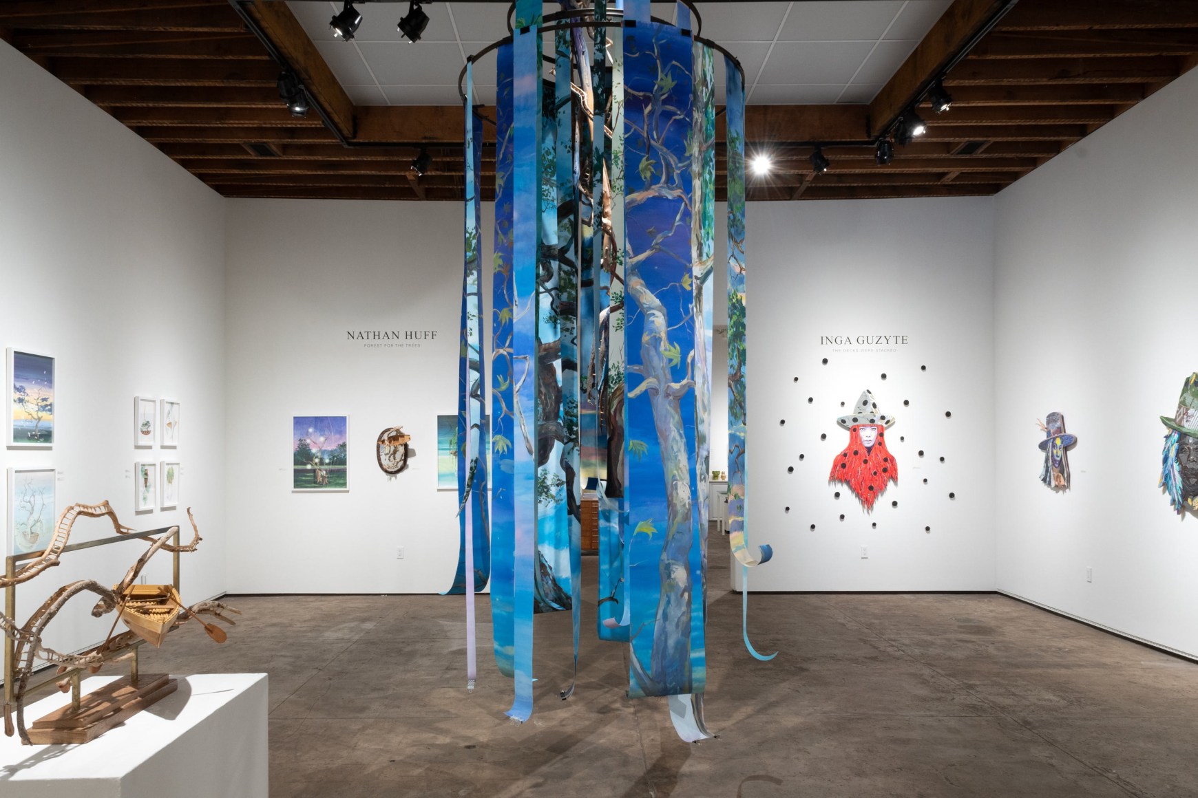 NATHAN HUFF: Forest for the Trees, 2023 installation shot