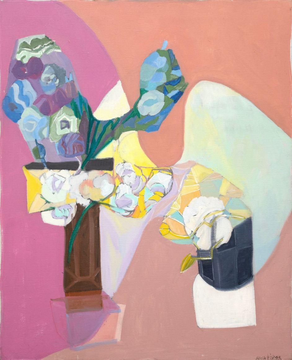 ANYA FISHER , Two Vases with Flowers, c.1960s