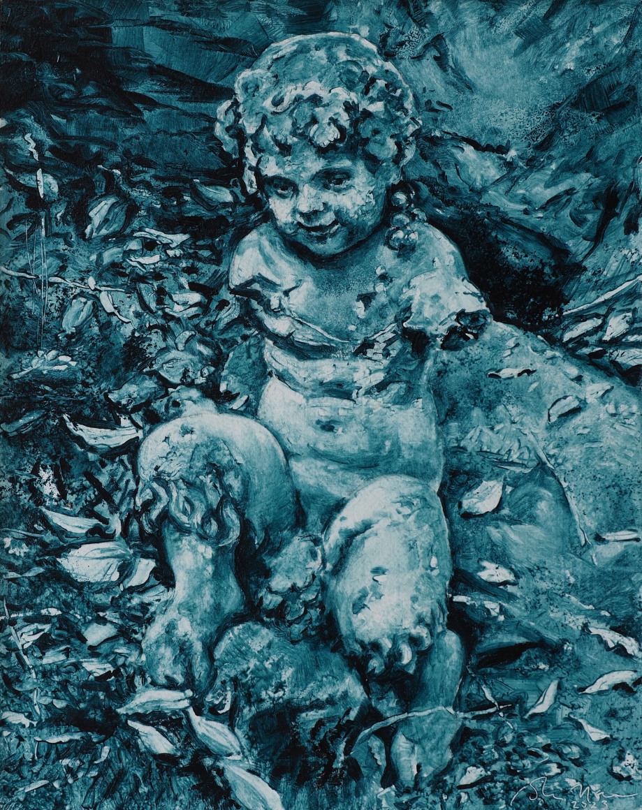 JOHN NAVA , Lotusland Garden Faun, 2023