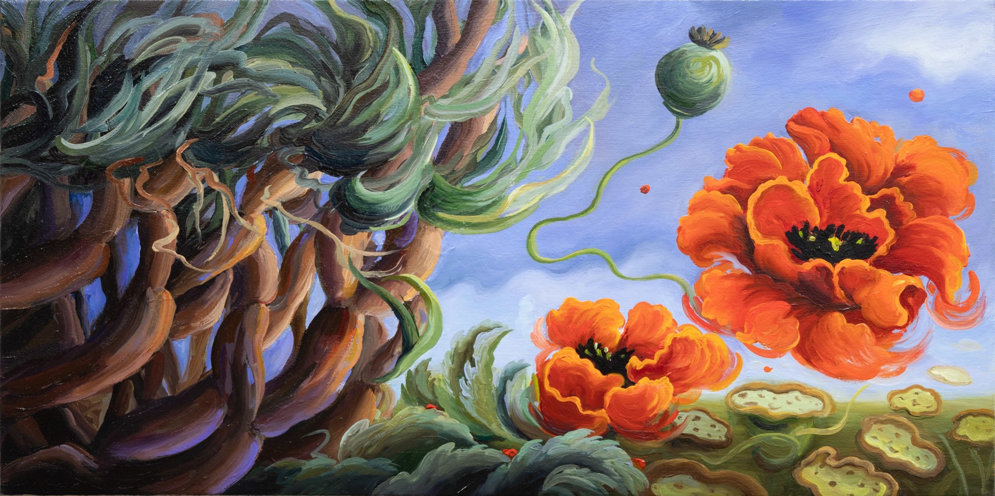 PHOEBE BRUNNER , Daydream Convergence: The Poppy and the Lotus, 2025