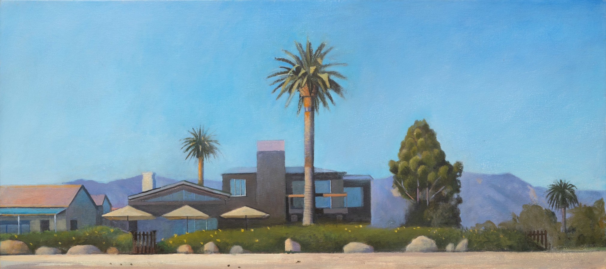 HANK PITCHER , Three Umbrellas, 2024