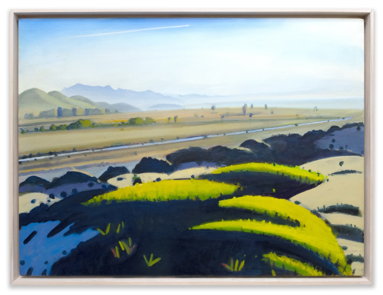 HANK PITCHER, Jet Trail and Sand Dunes from Point Conception, 2023