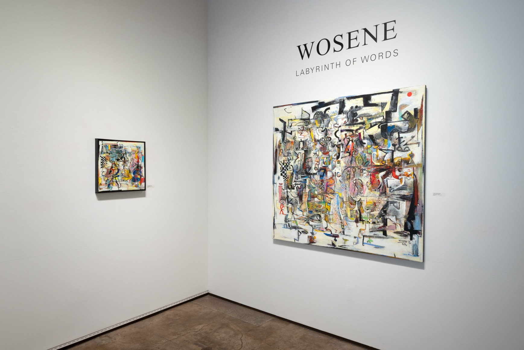 WOSENE Labyrinth of Words Install shot