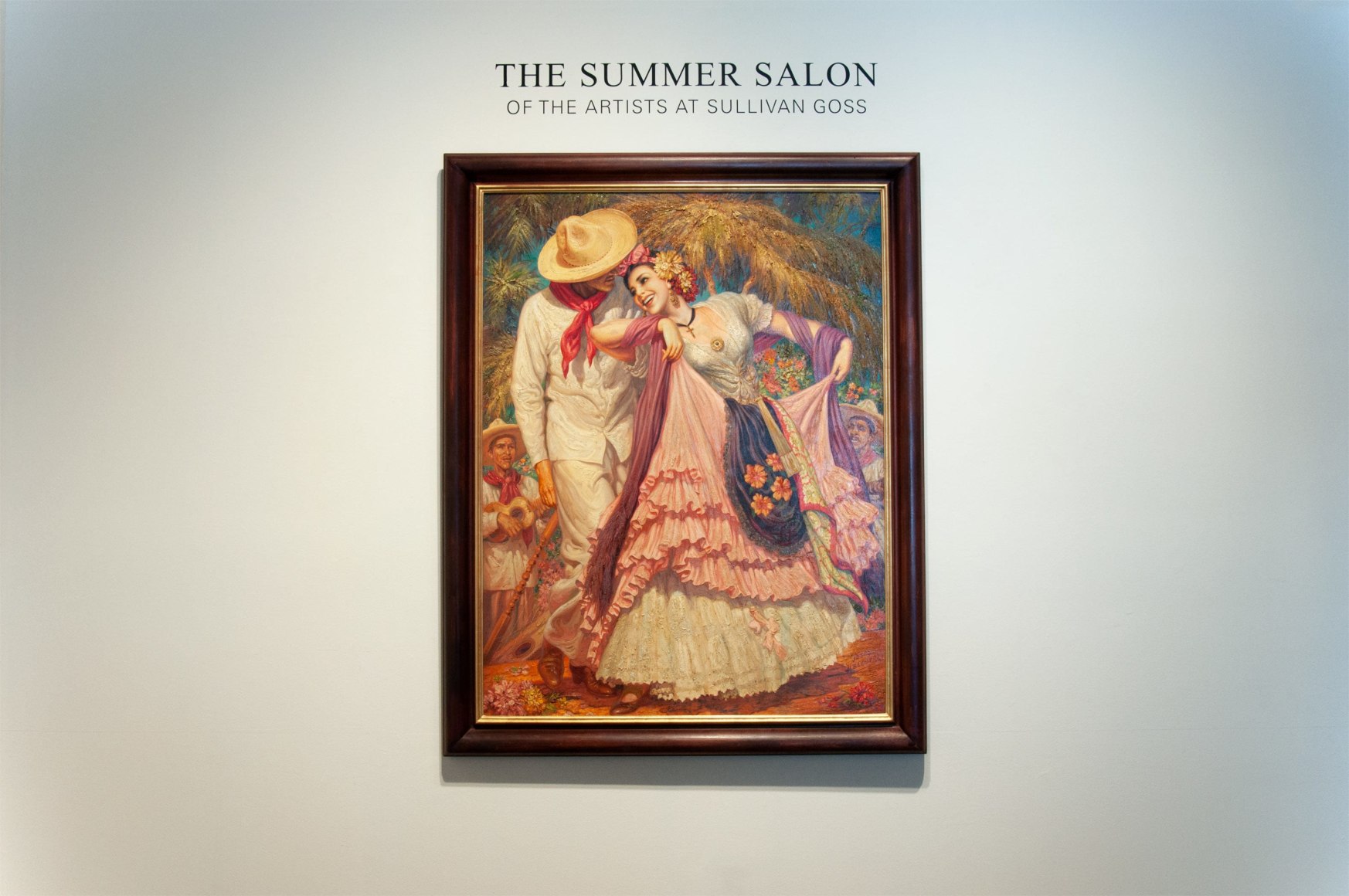 Installation photograph of SUMMER SALON II, 2019 with Jesus Helguera,
