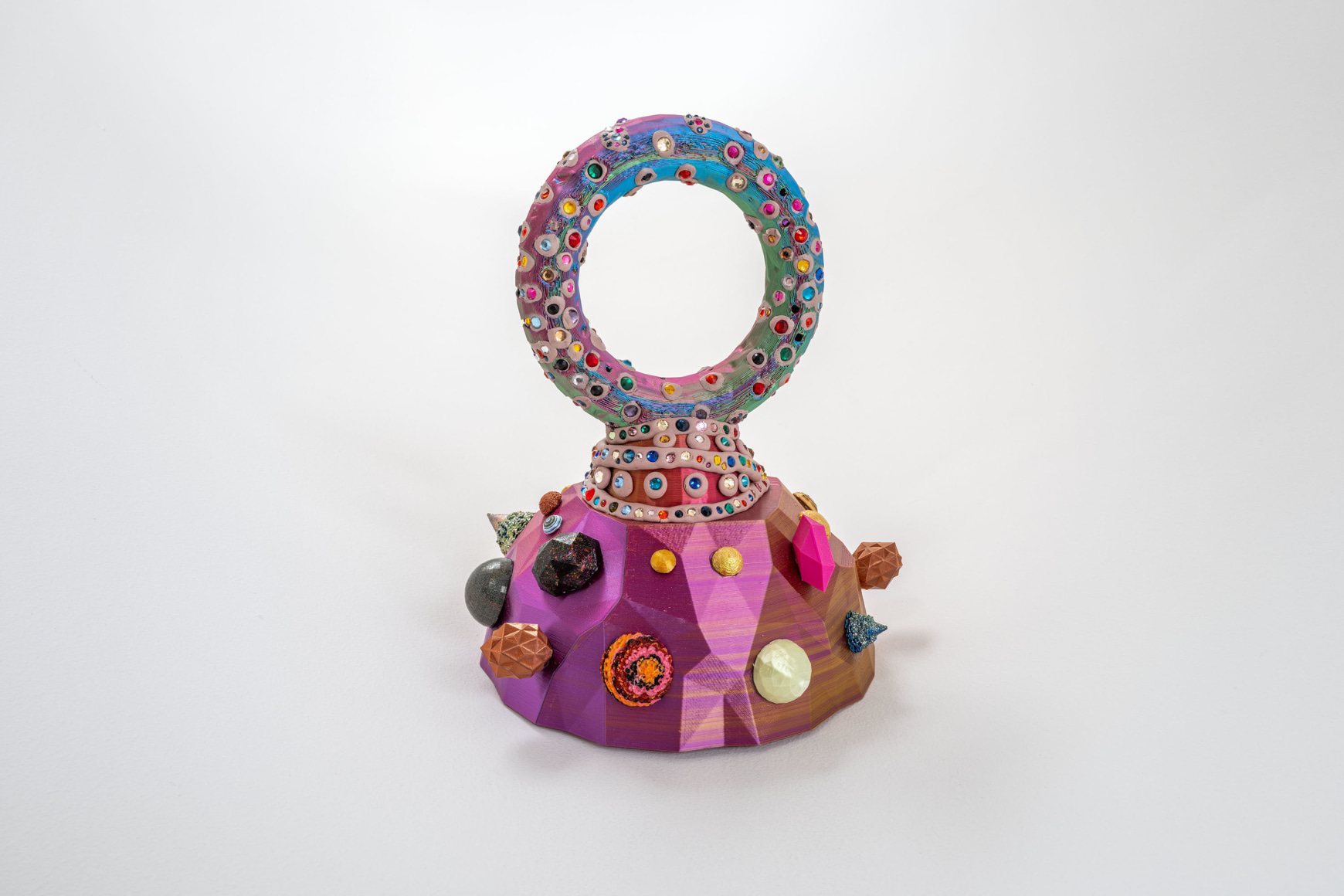 LYNDA WEINMAN, Everything Bagel Gazing Half Ball, 2024