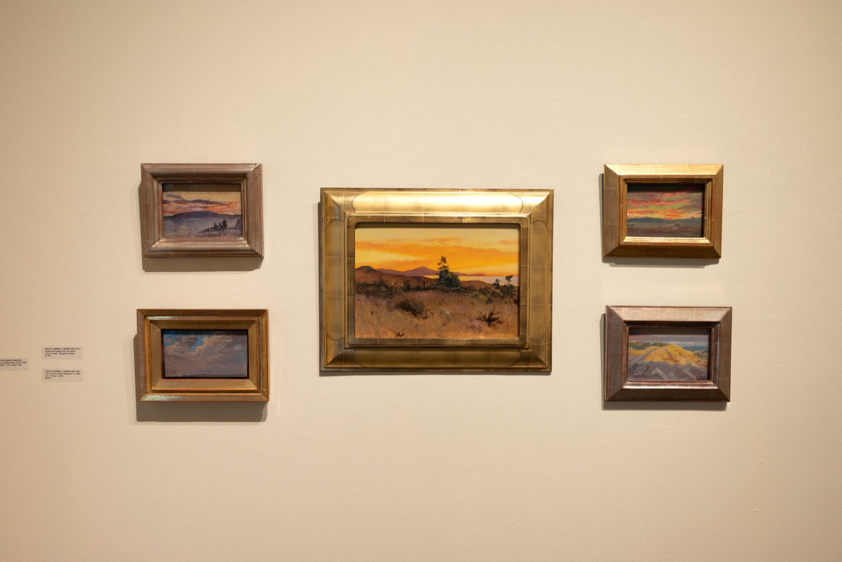 Installation photograph of IN GOOD COMPANY: Cooper | Dabo | De Forest