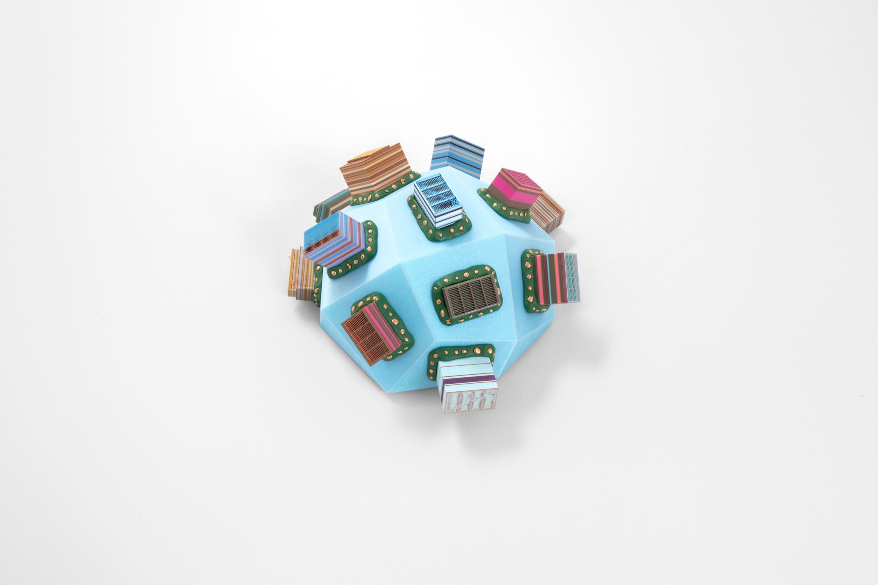 LYNDA WEINMAN, Tower Studs Wall Sculpture, 2024