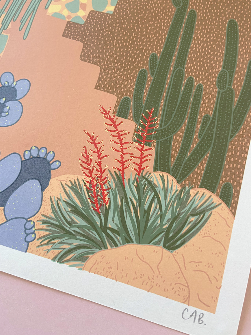 CLAUDIA  BORFIGA, Cactus Terrazo