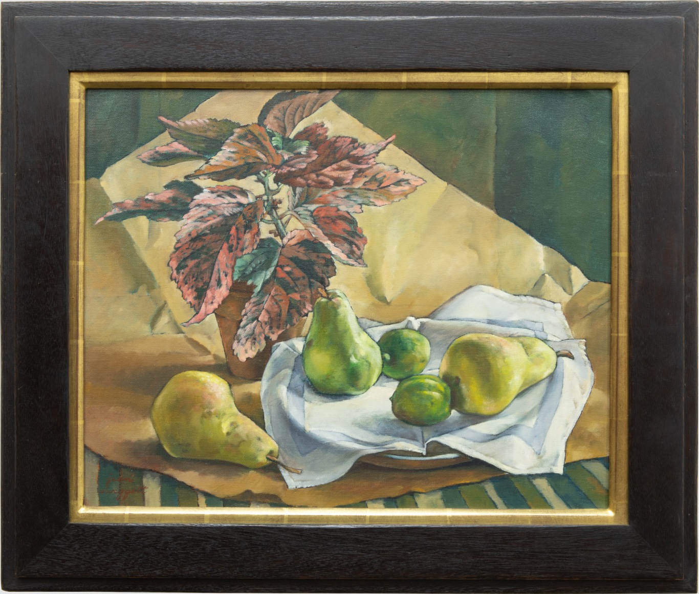 JEAN DONALD SWIGGETT (1910-1990), Pears, Lemons, Acalypha, c. 1950