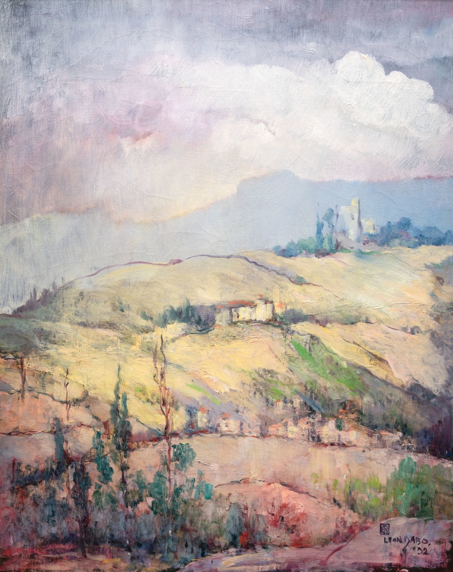 LEON DABO (1864-1960) , Landscape in Provence, 1952