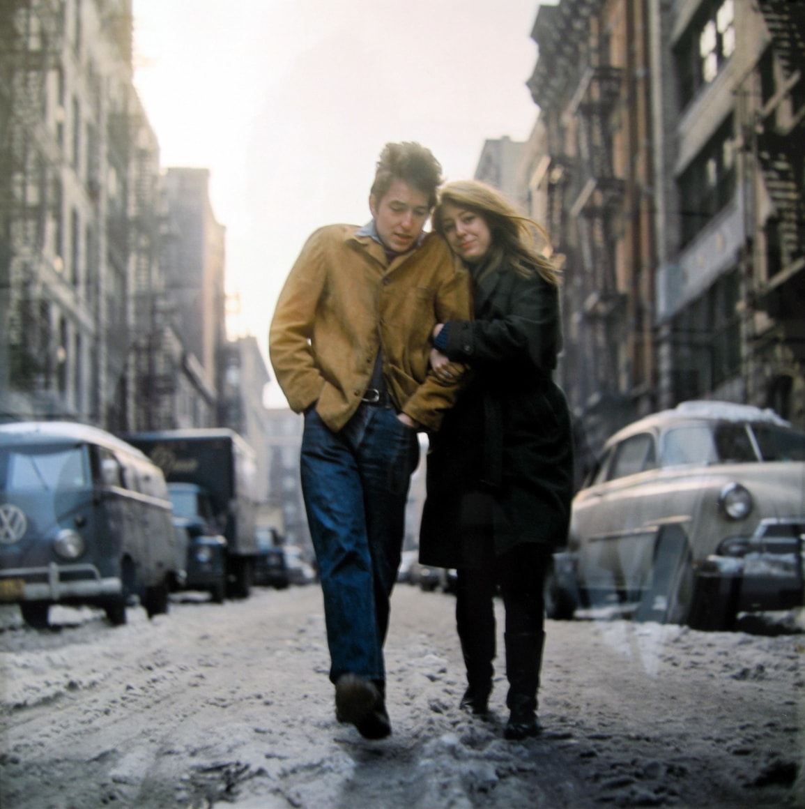 DON HUNSTEIN (1928-2017), Bob Dylan and Suze, New York, 1960
