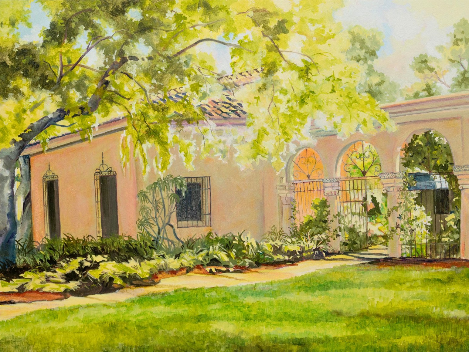 ROBIN GOWEN , Lotusland Afternoon, 2025