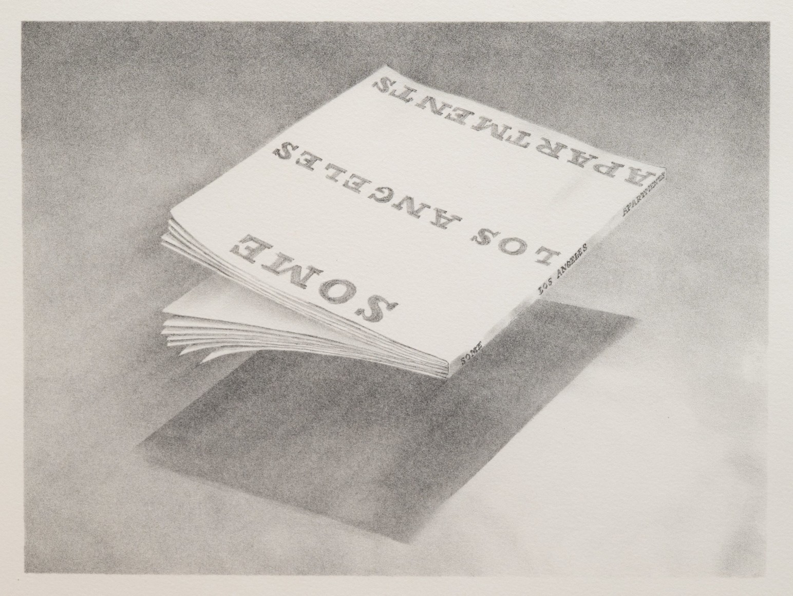 ED RUSCHA , Some Los Angeles Apartments, 1990