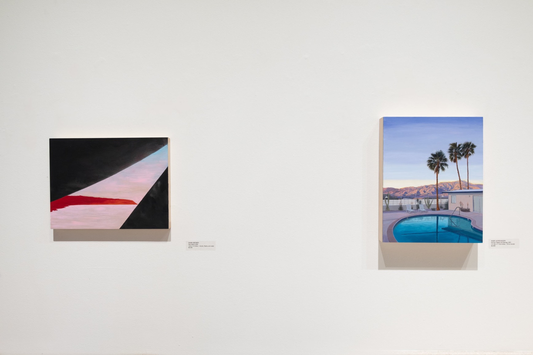 Installation photograph of The Spring Salon, 2025 with Maria Rendon, Mary-Austin Klein