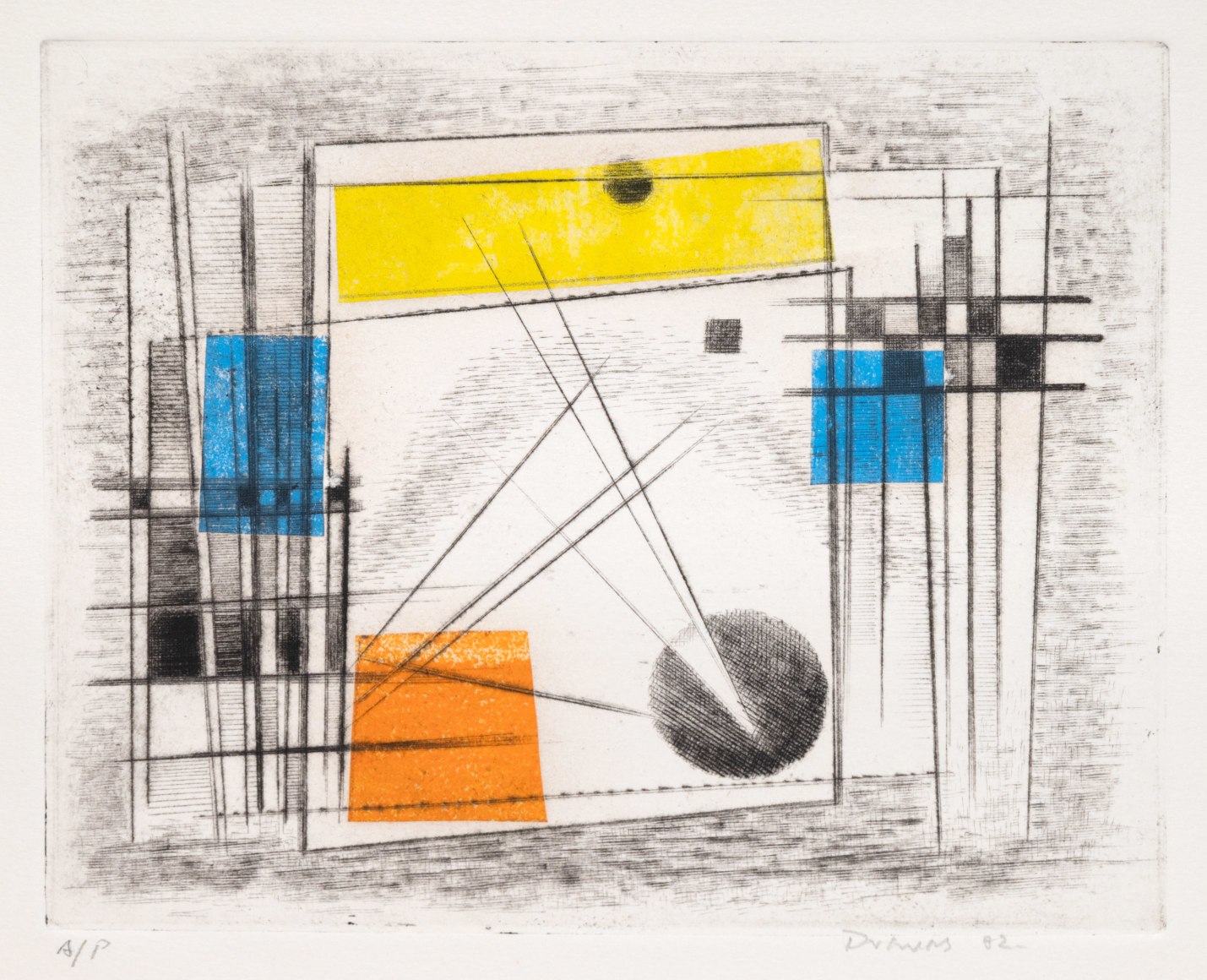 WERNER DREWES (1899-1985), Cornered, 1982
