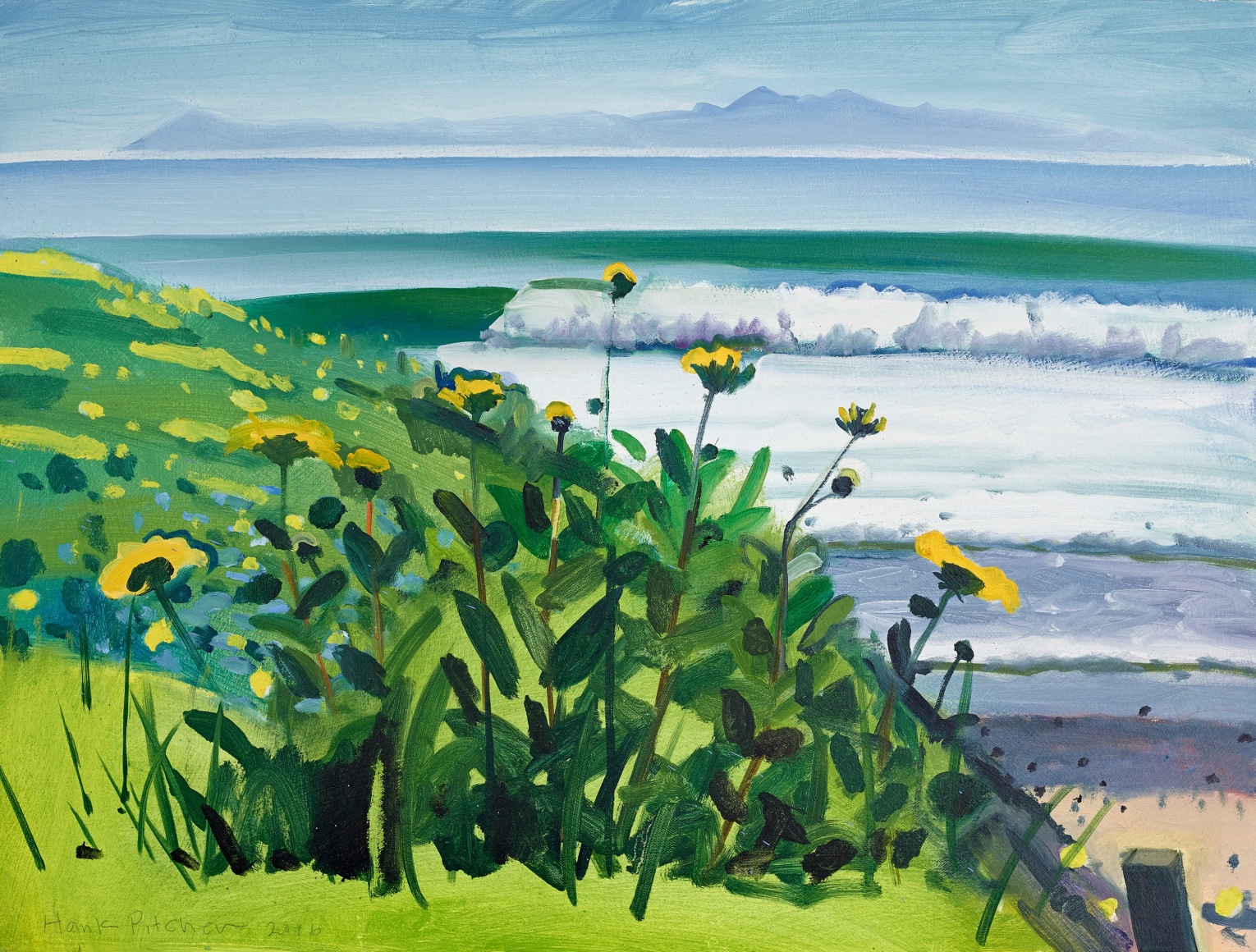 HANK PITCHER , Coal Oil Point, Spring, Big Swell, 2016