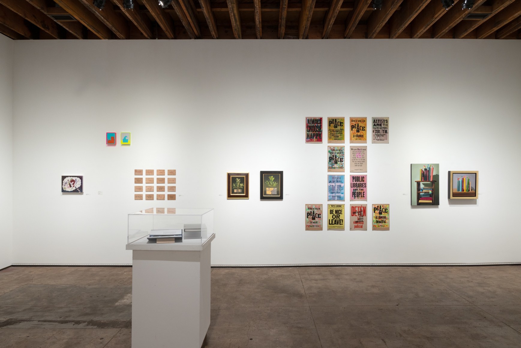 install shot for tl;dr: TEXT/ART exhibition