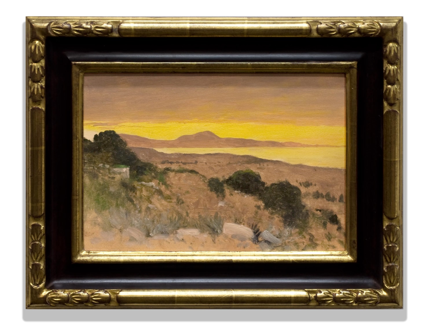 LOCKWOOD DE FOREST (1850-1932), Vibrant Sunrise Over The Rincon, Santa Barbara, ND