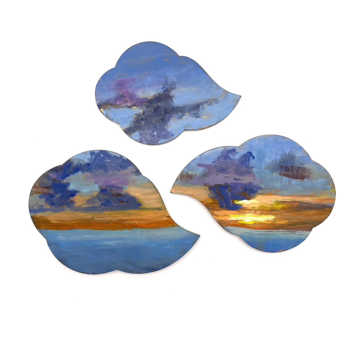 HOLLI HARMON , 38. Three round clouds go back and forth, 2023