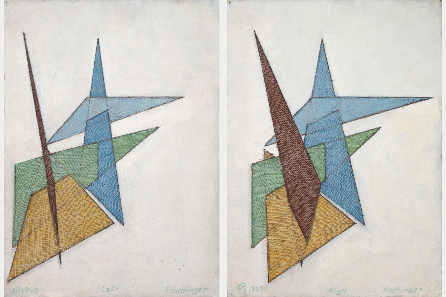 OSKAR FISCHINGER (1900-1967), Stereo No. 49, 1949