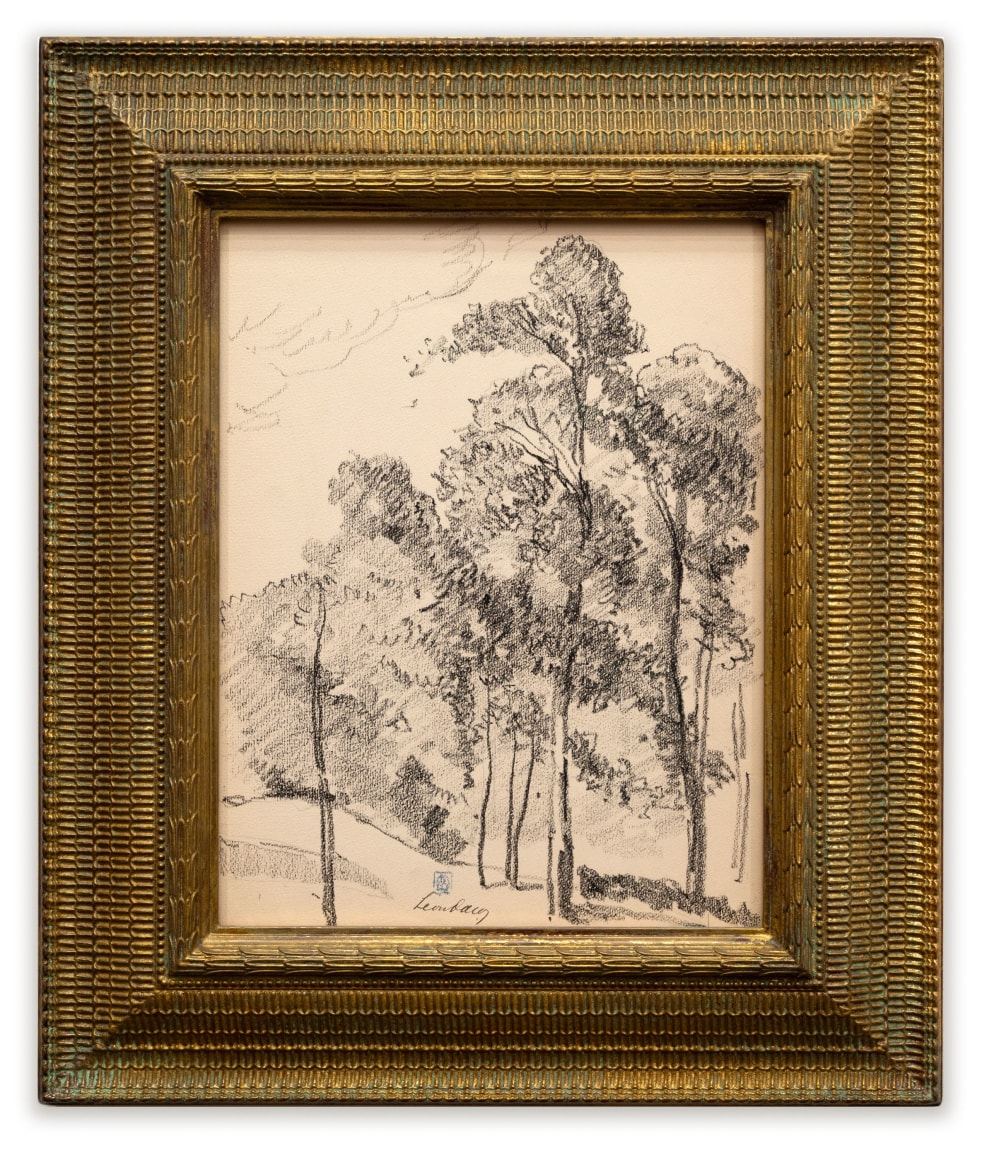 LEON DABO (1864-1960) , Trees on Rolling HIlls, ND