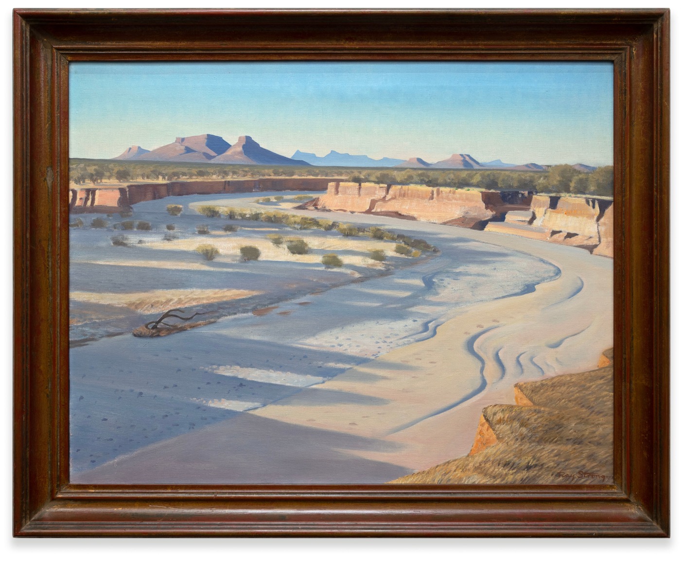 RAY STRONG (1905-2006), Desert Arroyo, c. 1946