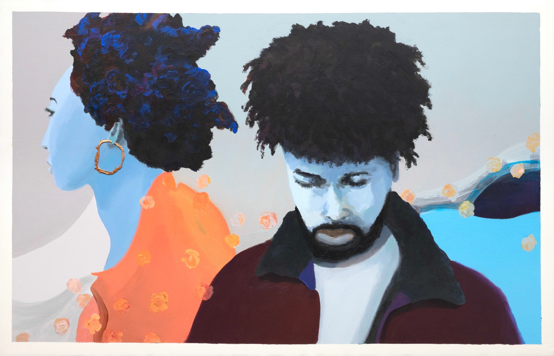 RUTH ELLEN HOAG , Delft and Indigo, 2020