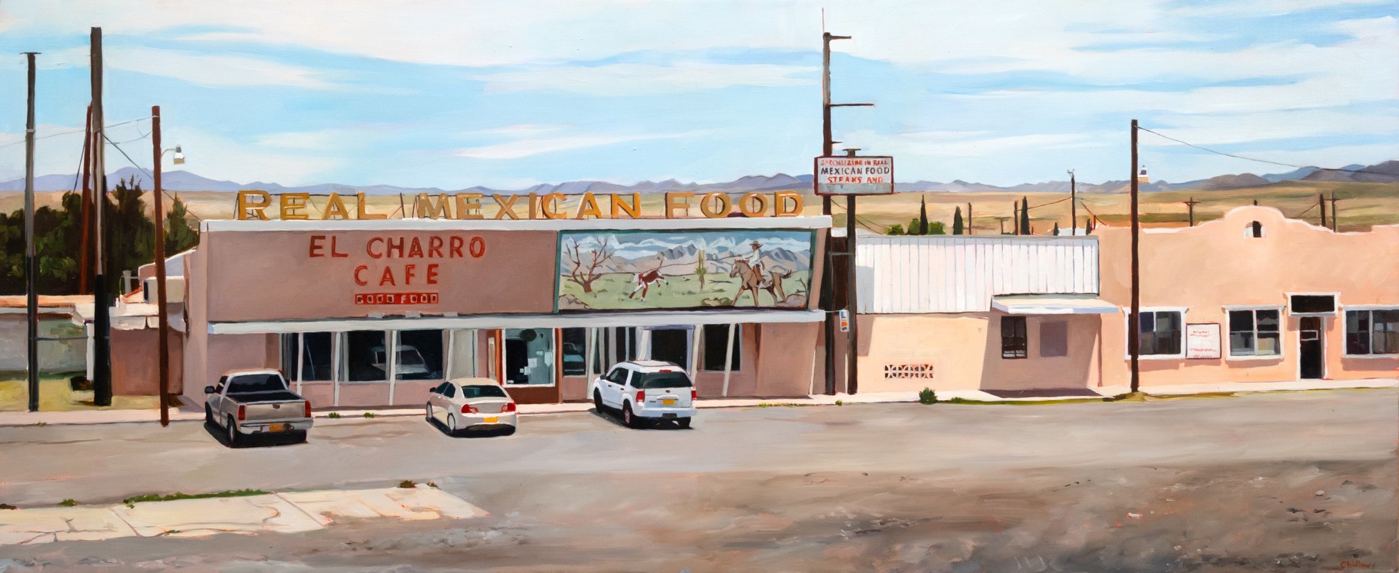 PATRICIA CHIDLAW , View from the Train - Real Mexican Food, 2016
