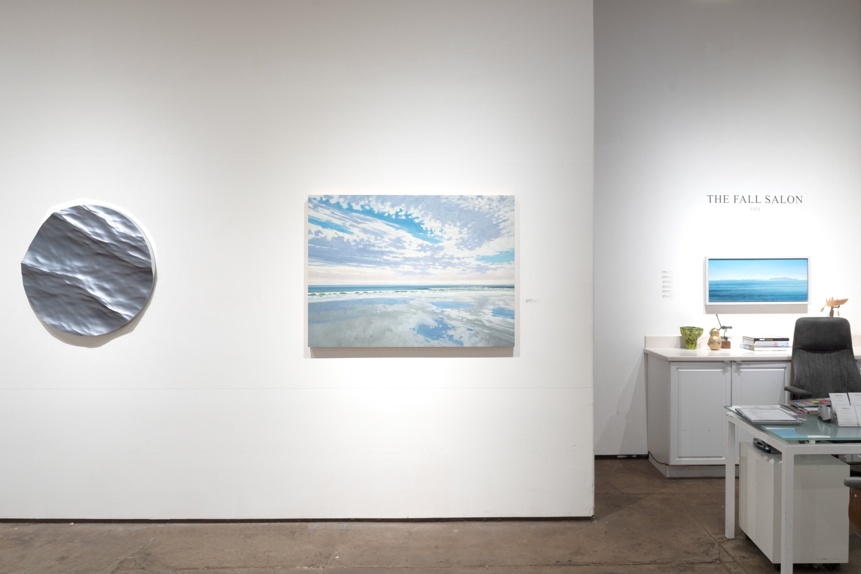 Installation photo for Fall Salon, 2023
